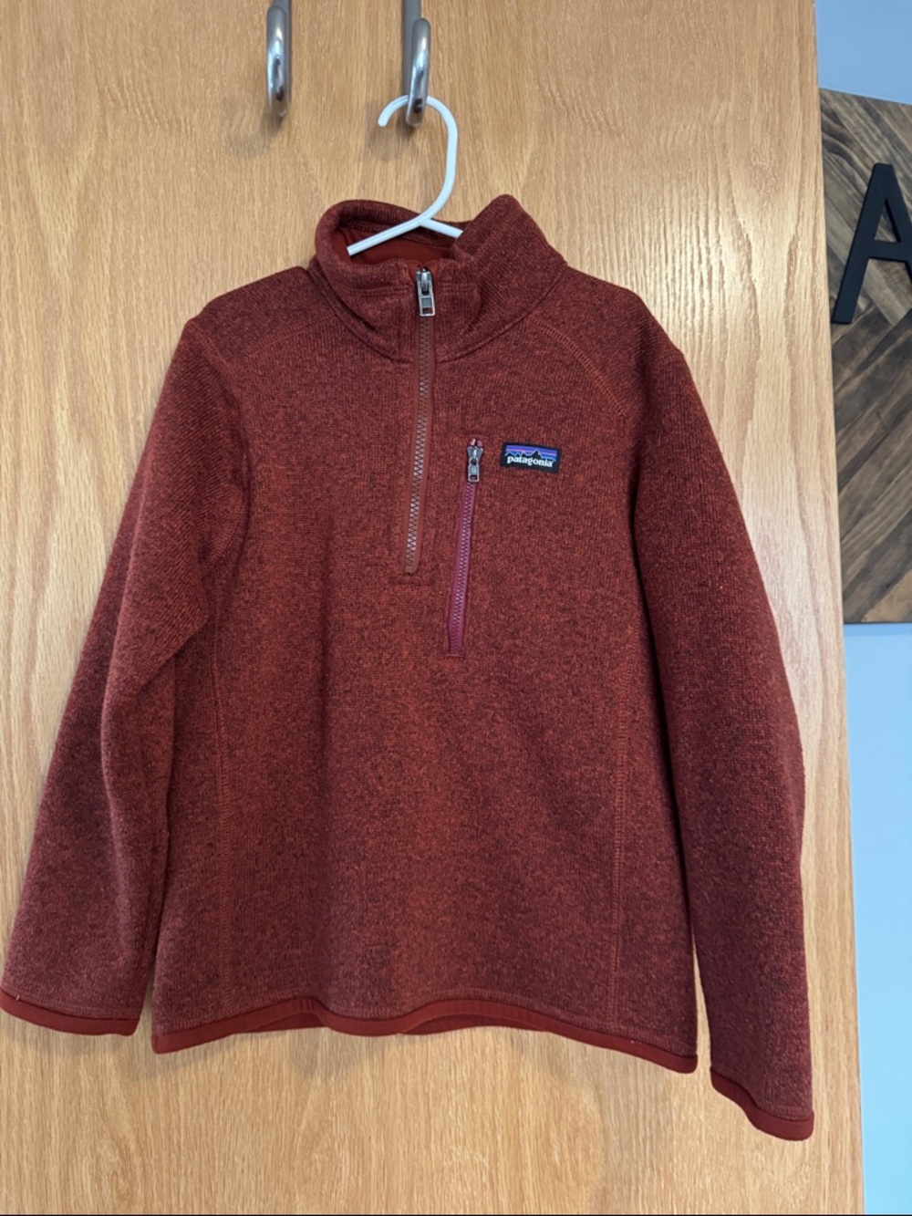 Patagonia Kids' Better Sweater Half-Zip Fleece - Rust Red XS (5/6)